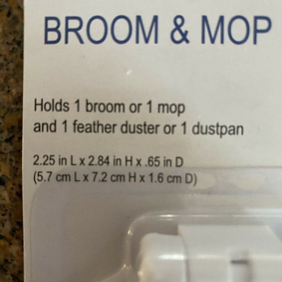 5/$25❣️ Broom & Mop Holder - Wall-mounted, C Shape Design - Picture 3 of 8